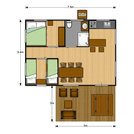 Luxusní stan Fisherman's Glamping Village 4*