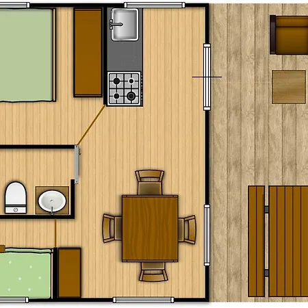 Luxury tent Fisherman's Glamping Village 4*