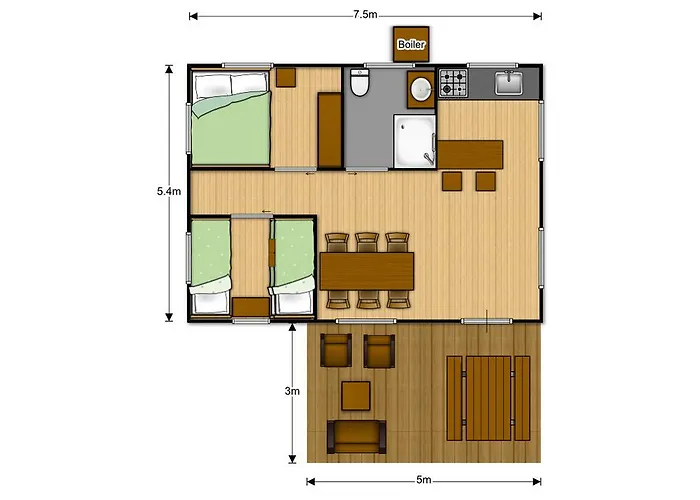 Lüks kamp alanı Fisherman's Glamping Village 4*